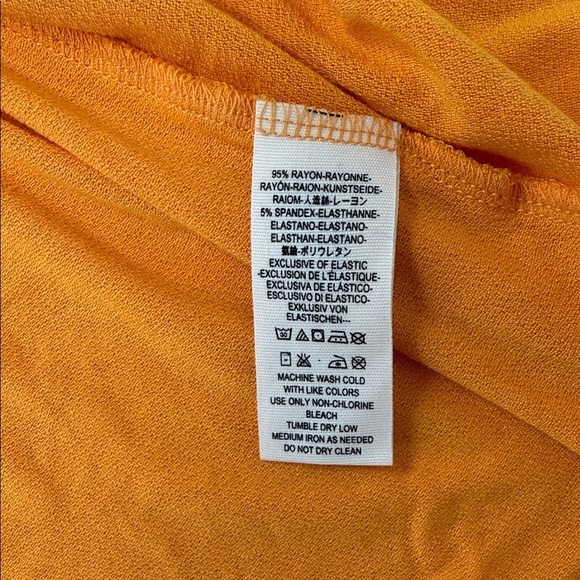 Free People Lana Floral Off-Shoulder Top in Orange Medium - Picture 8 of 11